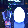 led decorative lamp color changing USB rechargeable egg lights table lamps size